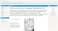 Desktop Screenshot of mirusbund.org